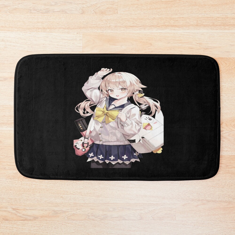 Blue Archive Trinity Ajitani Hifumi Smile Bath Mat