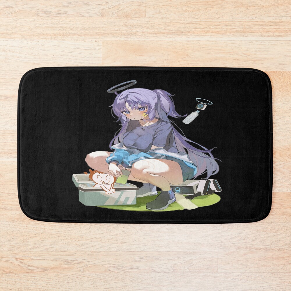 Blue Archive Millennium Hayase Yuuka Tactical Bath Mat