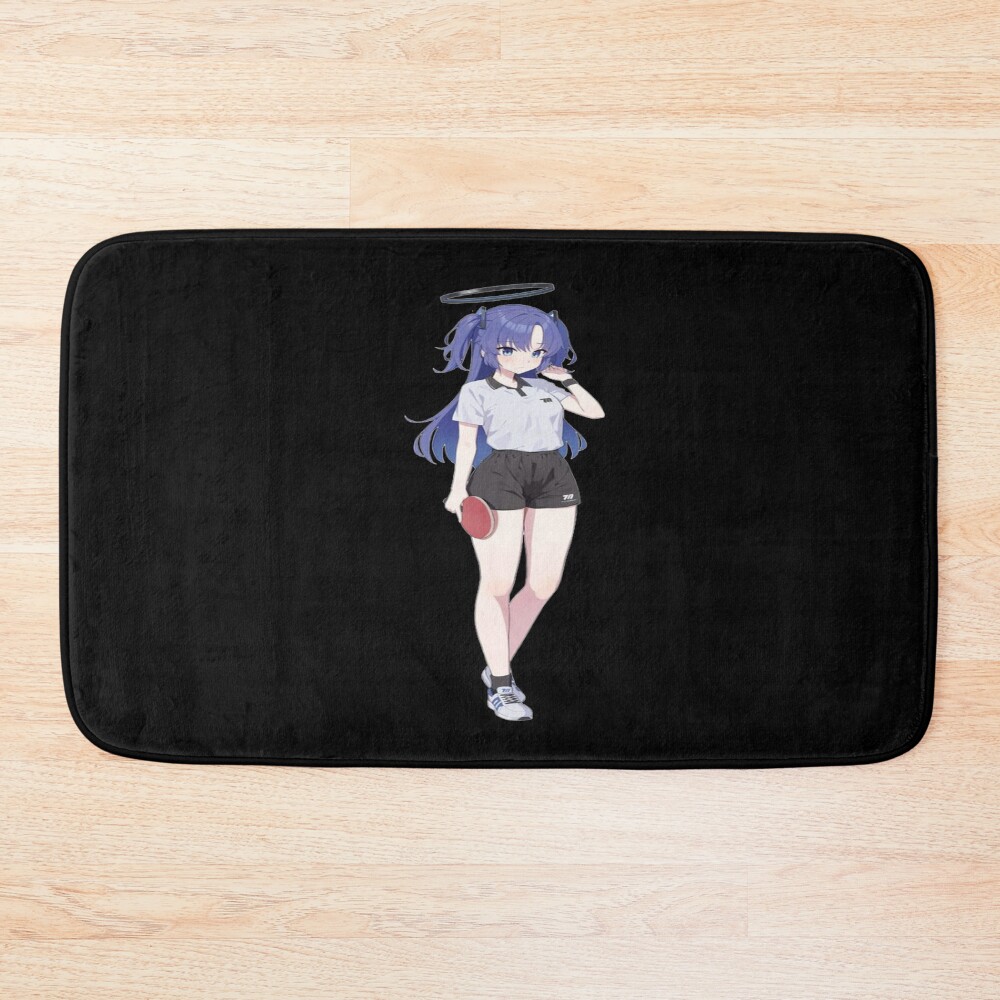 Blue Archive Millennium Hayase Yuuka Calculator Bath Mat