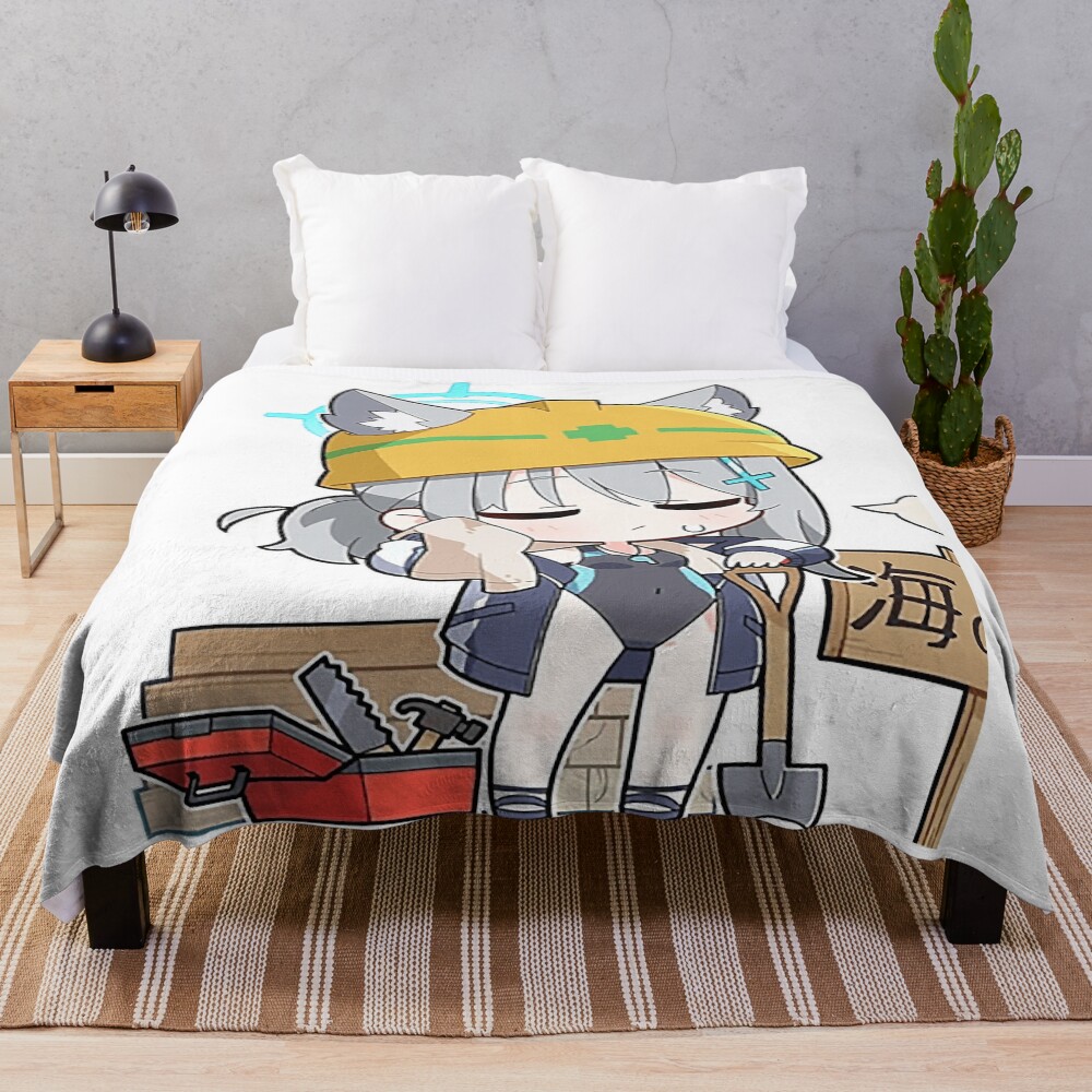 Blue Archive Arius Squad Saori Victory Throw Blanket