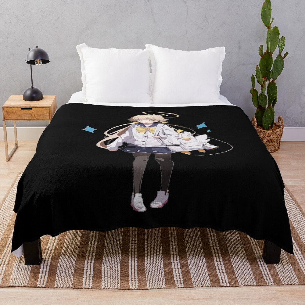 Blue Archive Trinity Ajitani Hifumi Angelic Throw Blanket