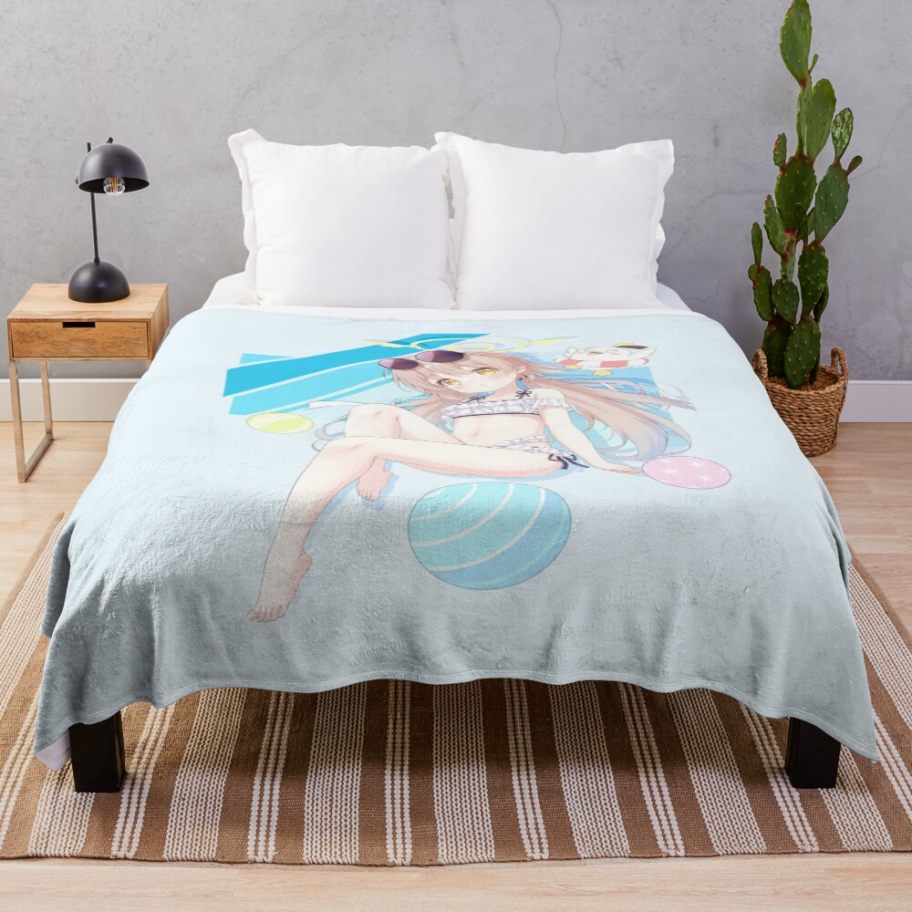 Blue Archive Trinity Ajitani Hifumi Blessed Throw Blanket