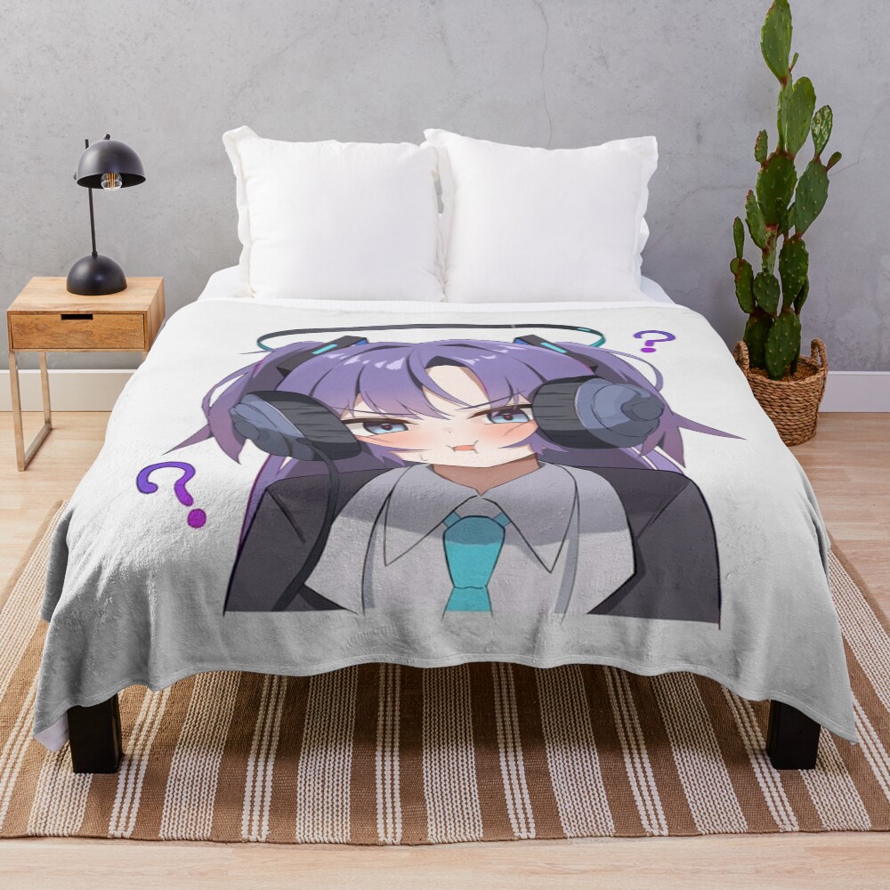 Blue Archive Millennium Hayase Yuuka Academic Throw Blanket