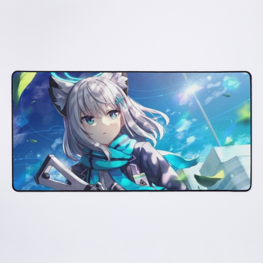 Blue Archive Abydos Sunaookami Shiroko Mouse Pad