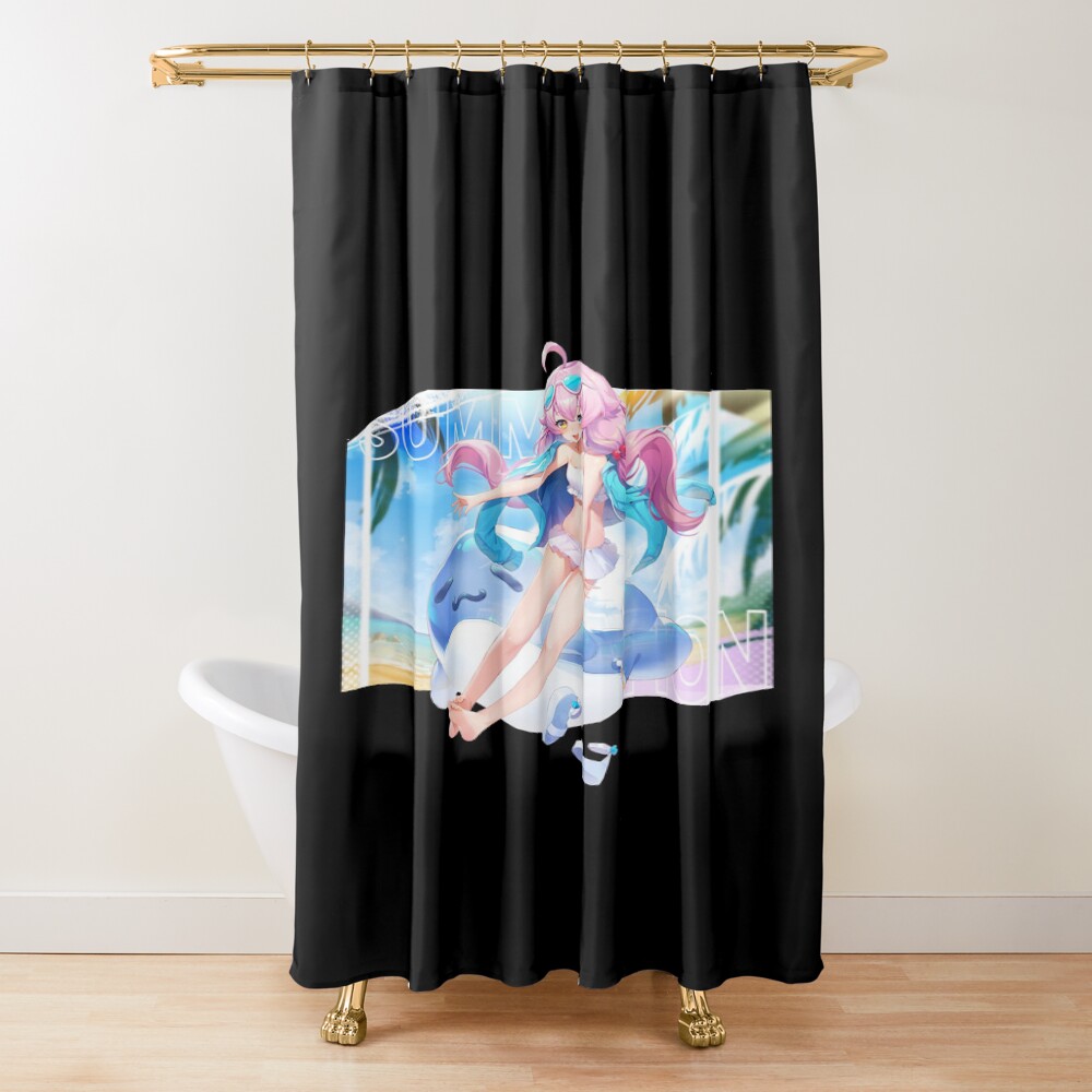 Blue Archive Abydos Takanashi Hoshino Casual Shower Curtain