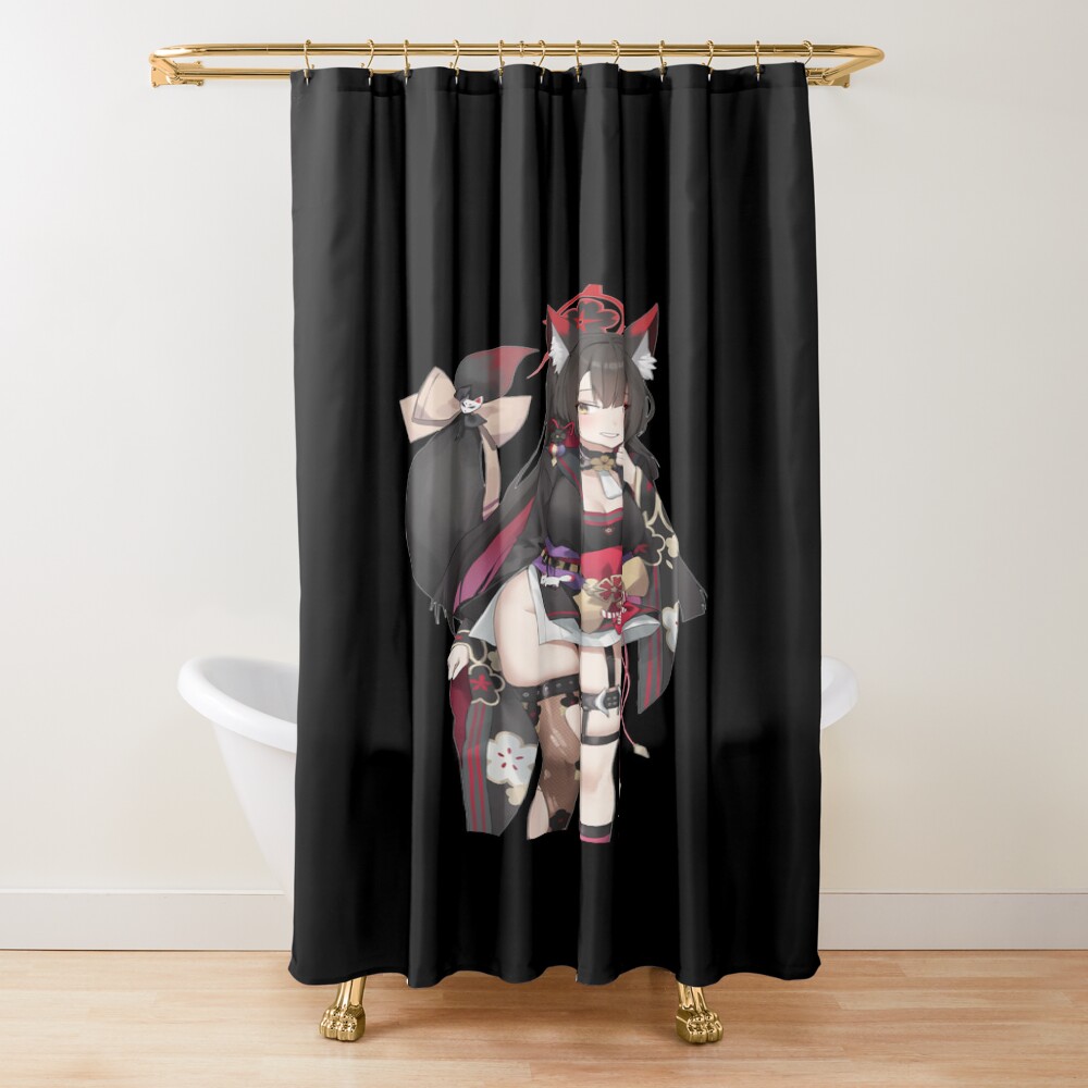Blue Archive Hyakkiyako Kosaka Wakamo Mystic Shower Curtain