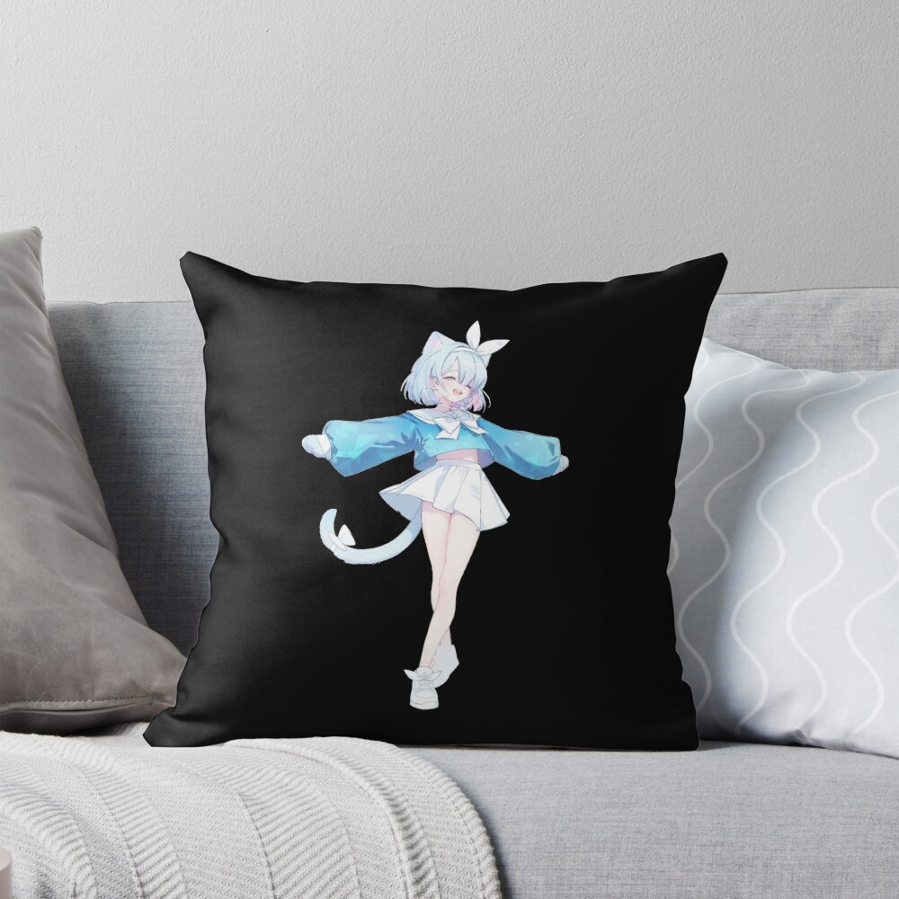 Blue Archive Schale Ai Arona Digital Throw Pillow
