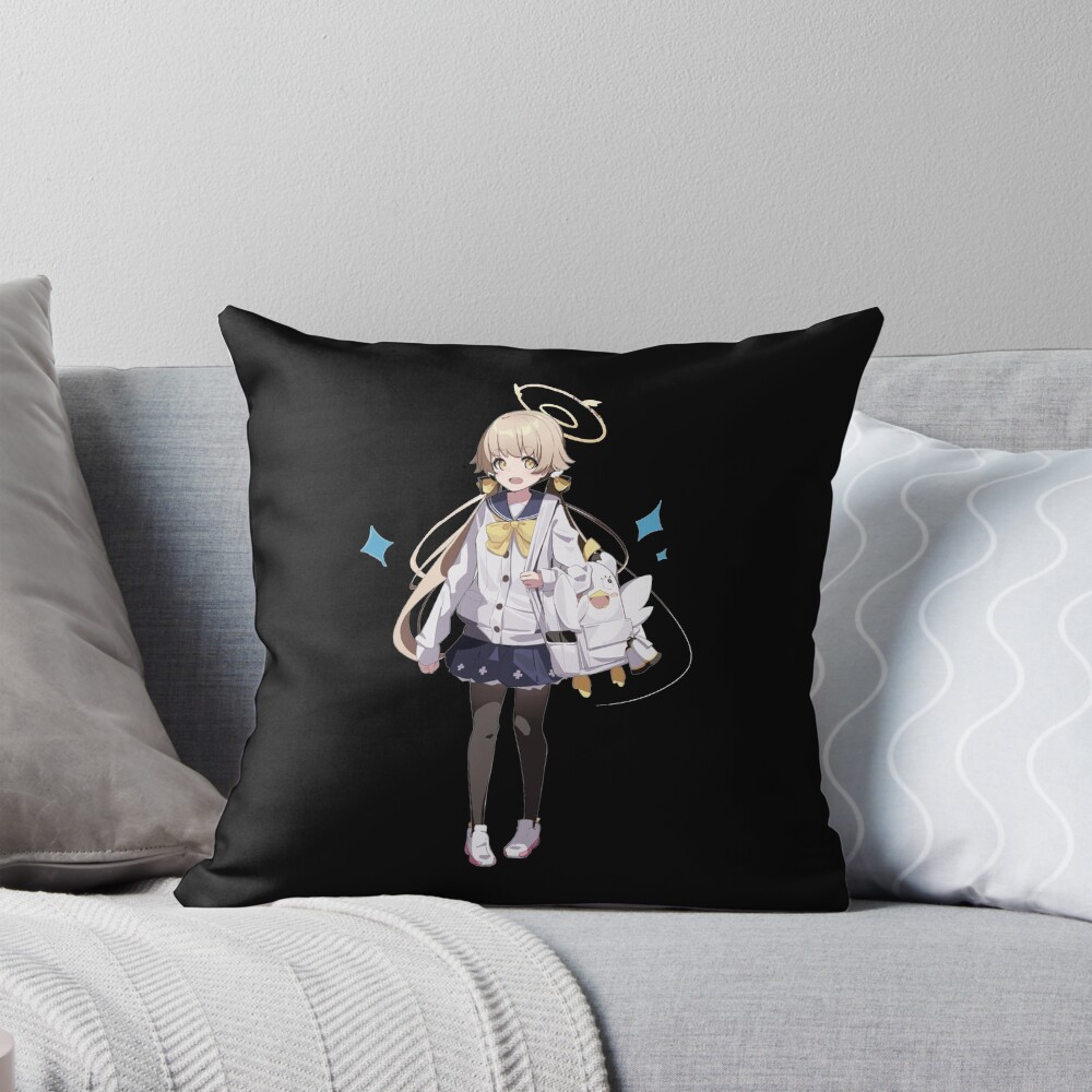Blue Archive Trinity Ajitani Hifumi Angelic Throw Pillow