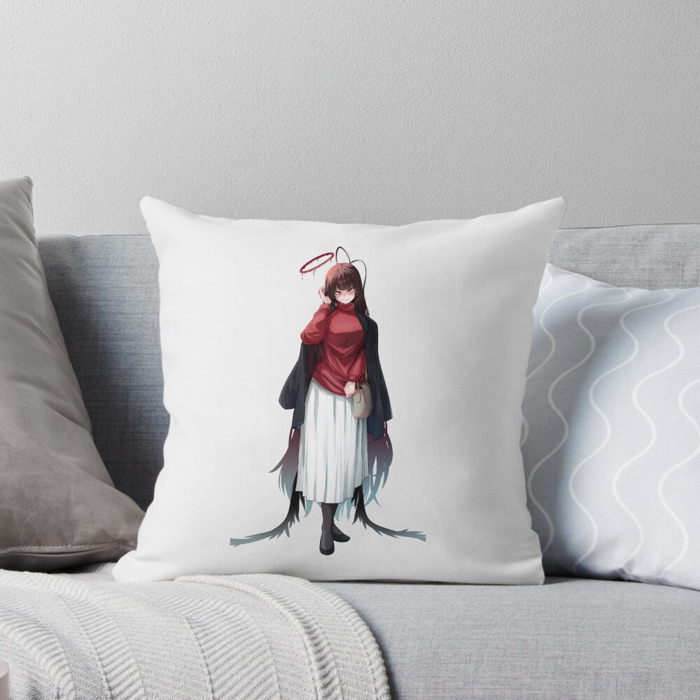 Blue Archive Trinity Kenzaki Tsurugi Throw Pillow